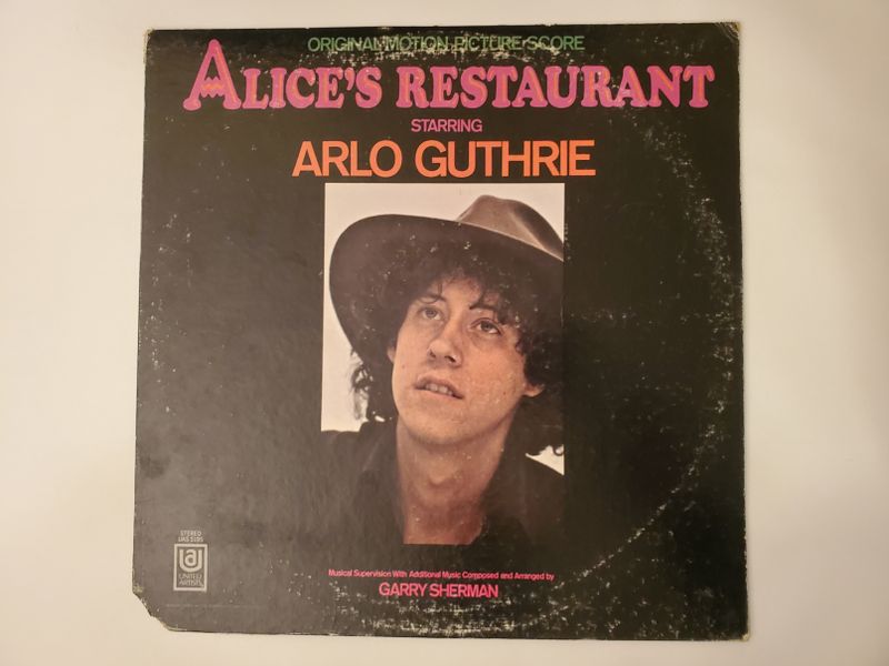 Arlo Guthrie Alice's Restaurant (Original Motion Picture Score) vinyl record